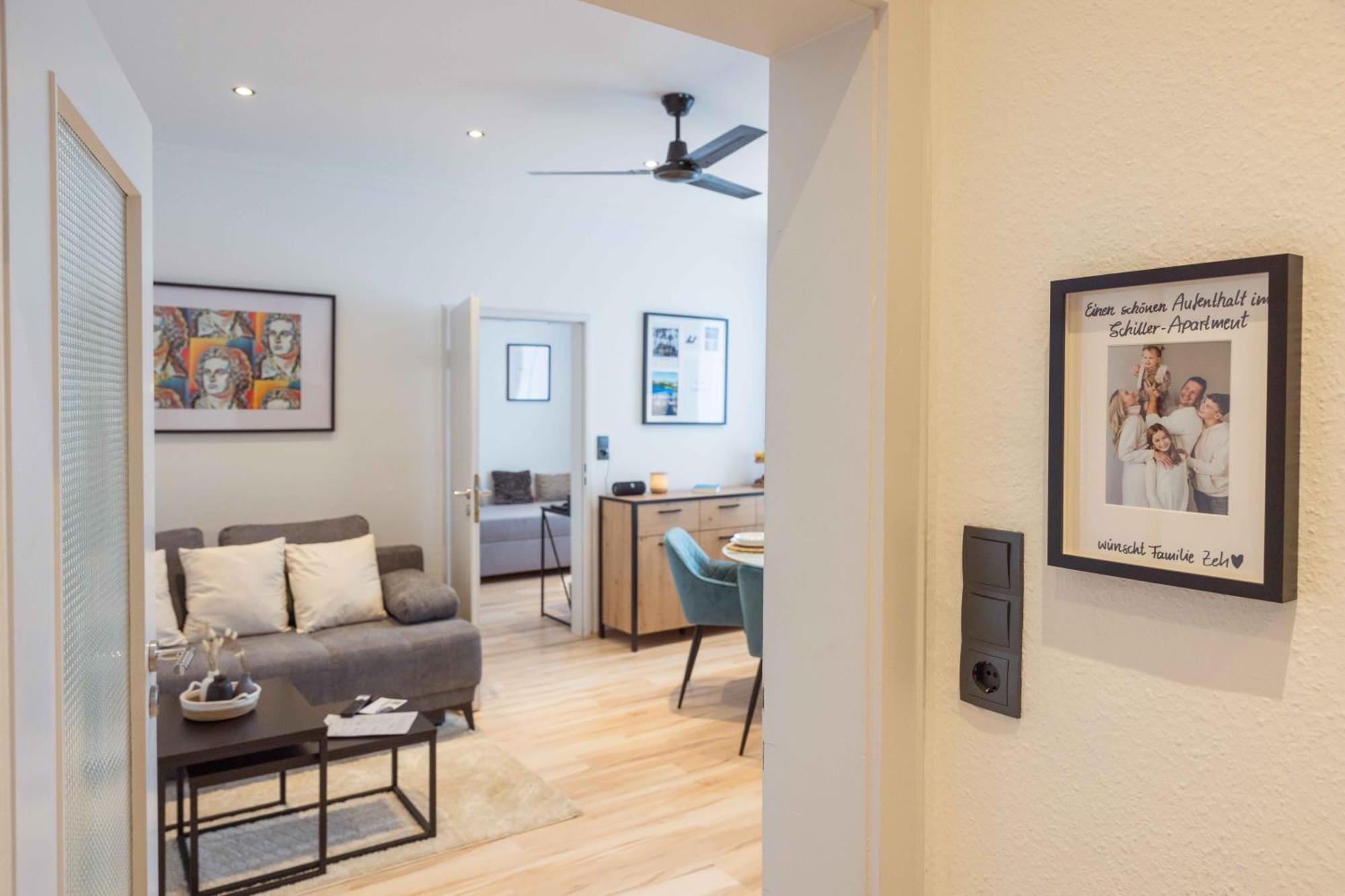 Schillerapartment Hof, Kueche, 24H Digital-Checkin, Parkplatz, Wlan250Mbit Hof  Zewnętrze zdjęcie